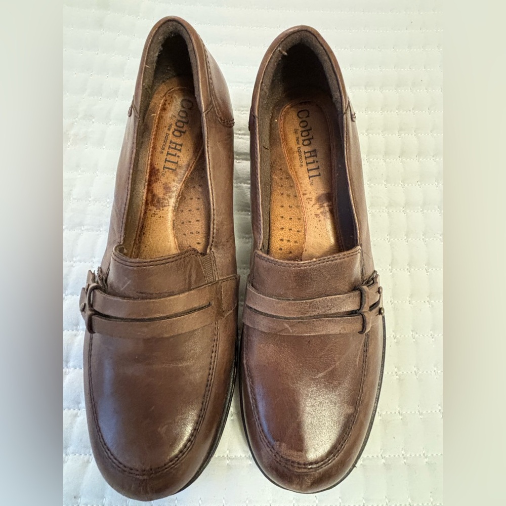 Clarks Brown Leather Loafers